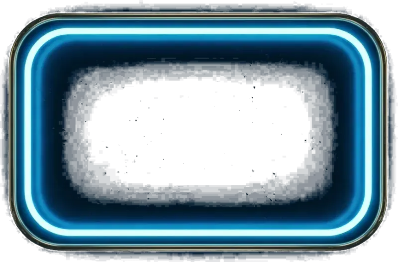 A brass spotlight frame of the kind used around a featured lobby tile
