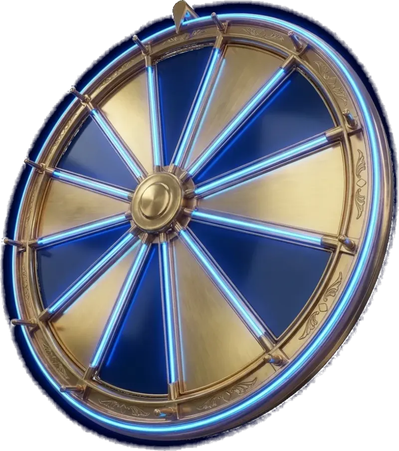 Roue de prix en laiton, secteur du million